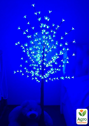 Світлодіодна декорація Дерево Гірлянда, 144 LED синій, 1.5 м