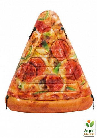 Матрас Кусок пиццы, 160-137-22см, до 100кг, коннекторы, рем.запл, в кор-ке (58752)