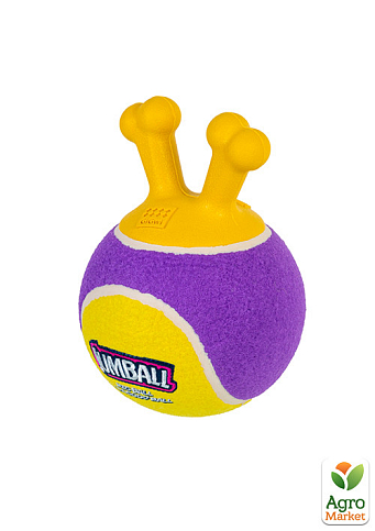 Игрушка для собак Большой теннисный мяч GiGwi Jumball, латекс, резина, 18 см (2308)