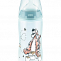 Бутылочка DISWIN пластик 300 мл NUK / соска силиконовая 0-6 месяцев Тигр синий