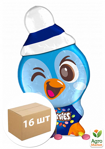 Новорічний подарунок Smarties (Пінгвін) ТМ "Nestle" 85г упаковка 16 шт