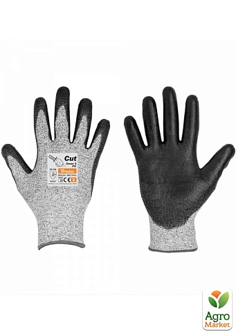 Перчатки с защитой от порезов, полиуретан CUT COVER 5, размер 9, Bradas RWCC5PU9 - фото 2