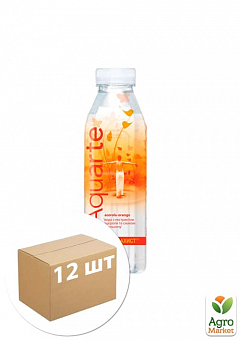 Вода з екстрактом ацероли та смаком апельсина ТМ "Aquarte" 0.5 л упаковка 12 шт1