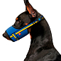 Намордник для собак WAUDOG Nylon, рисунок "Colors of freedom", пластиковый фастекс, размер L, О 25-34 см (352-4020)  купить