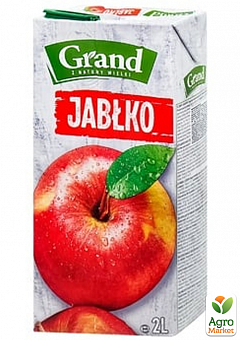 Фруктовый напиток Яблочный ТМ "Grand" 2л1