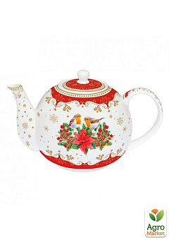 Рождественский фарфоровый чайник "Рождественская мелодия" - 1000 мл (R920#CHTR)2