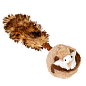 Іграшка для собак Барсук з 2-ма пищалками GiGwi Catch&fetch, штучне хутро, 26 см (75039)