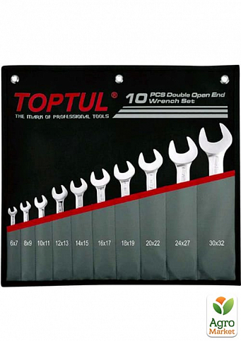 Набор рожковых ключей 10 шт. 6-32 TOPTUL GPCJ1001