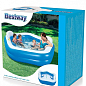 Дитячий надувний басейн "Геометрія" з сидіннями, підсклянниками та підголовниками 213х207х69 см ТМ "Bestway" (54153) купить