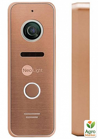 Комплект видеодомофона NeoLight NeoKIT HD WF B/Bronze - фото 2