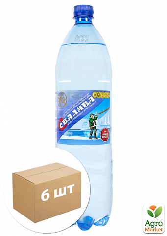 Вода ТМ "Свалява" газ.  1.5л (ПЭТ) упаковка 6шт