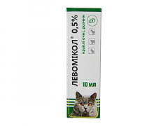 Фарматон Левомикол 0,5% Капли глазные для собак, кошек, декоративных грызунов  10 г (0921800)2