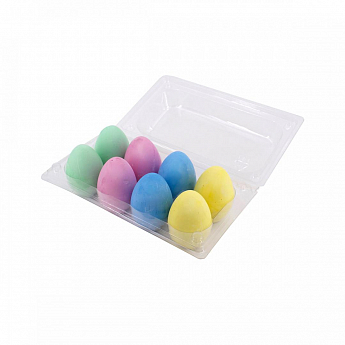 Набор цветных мелков для рисования в форме яйца – ВЕСЕННИЕ ЦВЕТА (8 шт.) - фото 2
