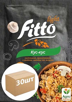 Кус- кус мгновеного приготовления с грибами, овощами и зеленью ТМ"Fitto light" 40г упаковка 30 шт2