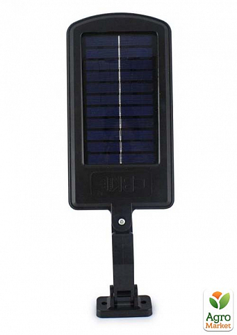 Уличный фонарь c солнечной панелью Solar Street Light  BK 120-6 COB с датчиком движения и пультом Черный - фото 2
