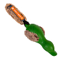 Игрушка для собак Утка с выключаемой пищалкой GiGwi Push to mute, резина, искусственный мех, 30 см (2331)