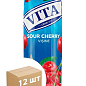 Нектар вишневий TM "Vita" 1л упаковка 12 шт