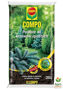 Торфосуміш для усіх видів хвойних рослин COMPO 20л (2257)2