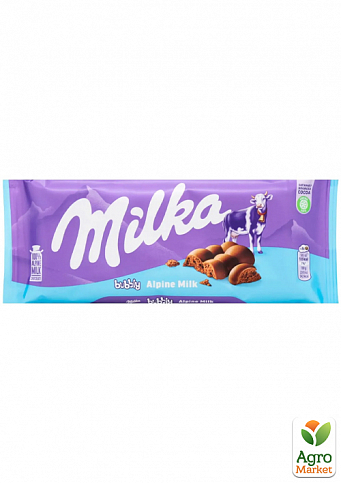 Шоколад Bubbles (пористый) ТМ "Milka" 100г упаковка 13шт - фото 2