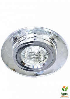 Встраиваемый светильник Feron 8050-2 серебро серебро (20112)2