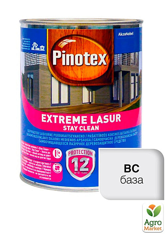 Лазурь Pinotex Extreme Lasur Бесцветный 1 л