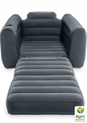 Надувное кресло, черное ТМ "Intex" (66551) - фото 3