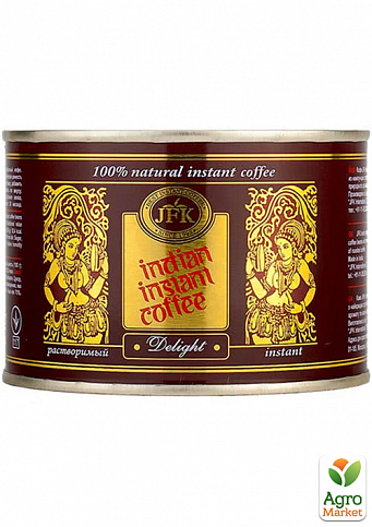 Кофе Инстант Индиан (железная банка) ТМ "JFK" 45г упаковка 48шт - фото 2
