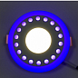 LED панель Lemanso LM557 "Крапочки" коло 18+6W синя підсв. 1440Lm 4500K 85-265V (331659)