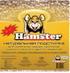 Hamster Гранульована натуральна підстилка для гризунів, з ароматом лаванди 2 кг (4961420)1
