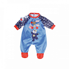 Одежда для куклы BABY BORN серии "День Рождения" - ПРАЗДНИЧНЫЙ КОМБИНЕЗОН (на 43 cm, синий)2