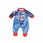 Одяг для ляльки BABY BORN серії "День Народження"- СВЯТКОВИЙ КОМБІНЕЗОН (на 43 cm, синій)