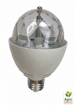 LM3027 Лампа Lemanso св-а СУПЕР ДИСКО E27 RGB 3W 230V (гар. 1 рік) (559043)1