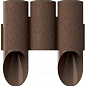 Газонна огорожа 3 елементи MAXI коричнева 2,1м Cellfast (34-011)