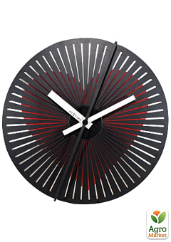 Настенные часы, динамический рисунок, "Motion Clock Heart" ø30 см (3124)1