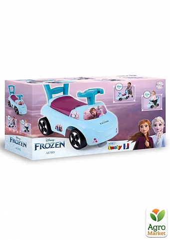 Машина для катания малыша "Фроузен", голубая, 54 х 27 х 40 см, 10 мес. Smoby Toys - фото 2