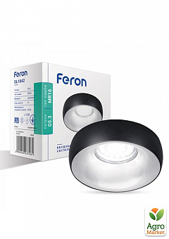 Встраиваемый светильник Feron DL1842 черный хром (40043)2