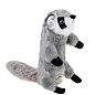 Игрушка для собак Кожа енота с бутылкой пищалкой GiGwi Catch&afetch, искусственный мех, пластик, 51 см (75270)
