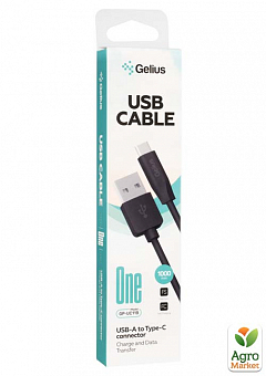 Кабель USB Gelius One GP-UC119 (1m) Type-C Black1