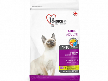 1st Choice Active/Finicky Cухой корм для кошек c курицей 2.72 кг (2630300)