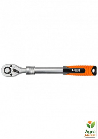 Ключ трещоточный 1/4", 150- 200 мм ТМ NEO Tools 08-502