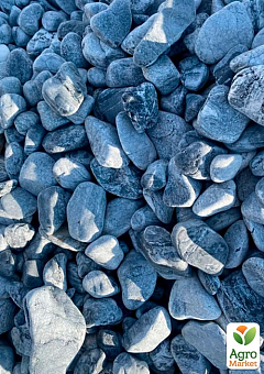 Декоративные камни Голубая Галька  фракция 30-70 мм 5 кг 2