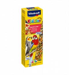 Лакомства Витакрафт Крекер для австралийских больших попугаев с фруктами 2 шт.   180 г (2128940)1