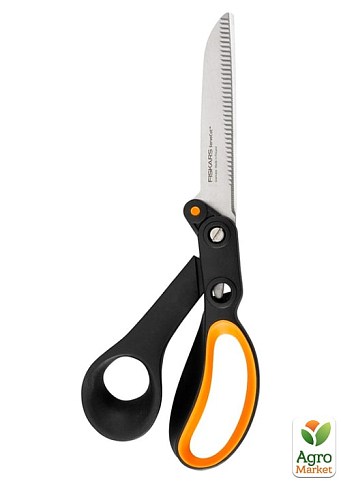 Ножиці для важкої роботи із зазубреним лезом Fiskars 24 см (879168) 1020223  - фото 2