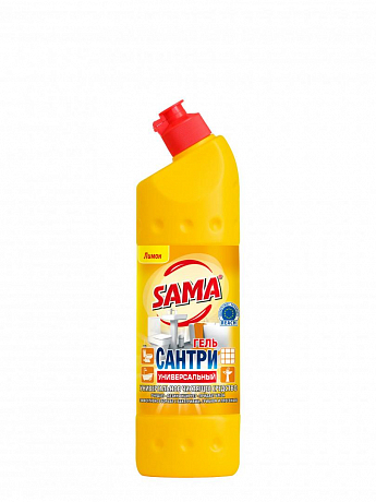 Универсальное чистящее средство гель ТМ «САМА» «Сантри» «Лимон» 500 мл