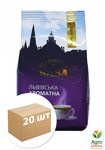 Кава ароматна (мелена) ТМ "Віденська кава" 100г упаковка 20шт