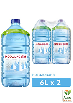Минеральная вода Моршинская негазированная 6л (упаковка 2 шт)2