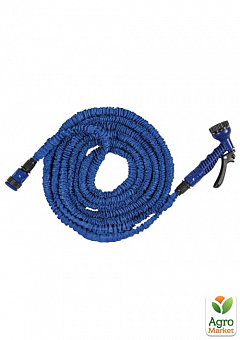 Растягивающийся шланг, набор TRICK HOSE, 10-30 м (синий), пакет, ТМ Bradas WTH1030BL-T-L1