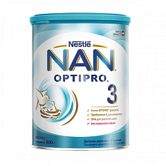 Nestle NAN 3 OPTIPRO® Детское молочко для детей с 12 месяцев, 800 г2