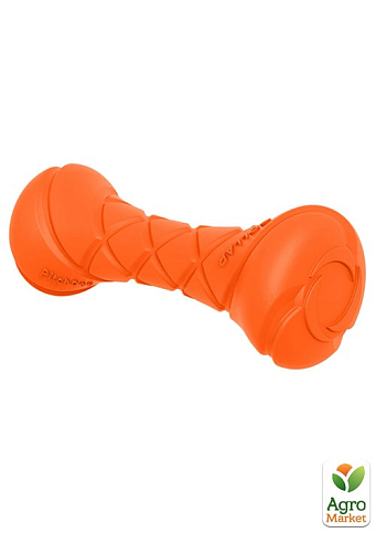 Ігрова гантель для апортировки PitchDog, довжина 19 см, діаметр 7 см помаранчевий - фото 2