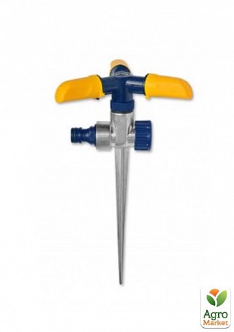 Розпилювач 3-променевий пластиковий, що обертається, на цинковому стрижні VERANO 72-051